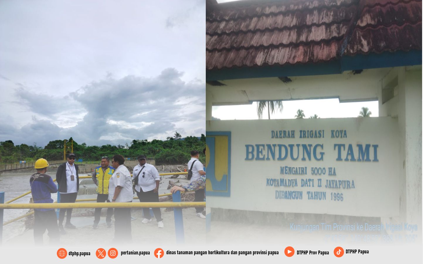 Plt. Kepala Dinas TPHP Papua Tinjau Bendungan Irigasi [...]